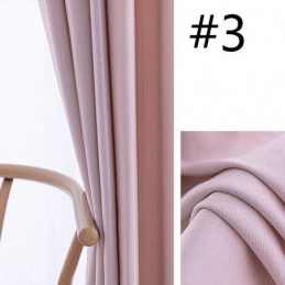 Modern Solid Color Curtain Made to Measure Curtain Blackout Curtains Drape For Living Room