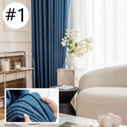 Houndstooth Jacquard Curtain Made to Measure Curtain High Shading Curtin For Living Room Bedroom