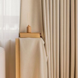 Blackout Curtains With Wave...