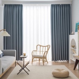 Nordic Curtains Solid Color...