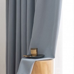 Nordic Curtains Solid Color Blackout For Living Room