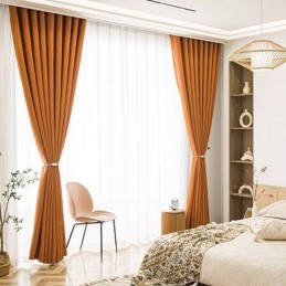 Blackout Curtain Made to Measure Curtain Embroidered Curtains Thermal Insulated Living Room