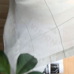 Minimalist Sheer Curtain Made to Measure Curtain Large Lattice Jacquard Voile Panel Living Room One