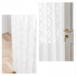 Delicate Sheer Curtain Made to Measure Curtain Embroidered Tulle Curtains For Living Room