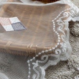 Upscale Embroidery Curtain Made to Measure Curtain Home Decor Sheer Living Room Bedroom