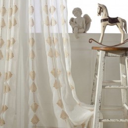 Modern Tulle Curtain Made to Measure Curtain Delicate Translucent Window Treatment For Living Room Bedroom