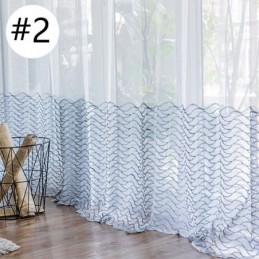 Breathable Sheer Curtain Made to Measure Curtain European Decorative Tulle Voile For Living Room