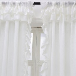 Velvet Sheer Curtains Solid Color Window Voile Panels Living Room Bedroom