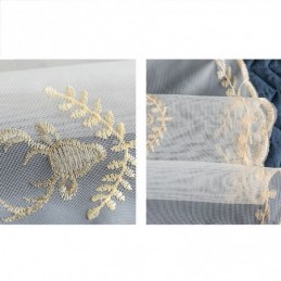 Classic Sheer Curtain Made to Measure Curtain Deer Embroidered Tulle Curtains For Living Room