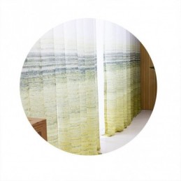 Nordic Style Sheer Curtain Made to Measure Curtain Printed Voile Living Room Bedroom