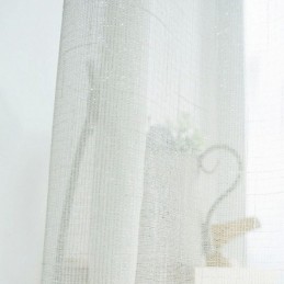 Elegant Sheer Curtain Made to Measure Curtain Solid Color Tull Living Room Bedroom