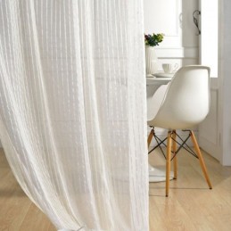 Elegant White Tulle Curtain Made to Measure Curtain Sheer Living Room Bedroom