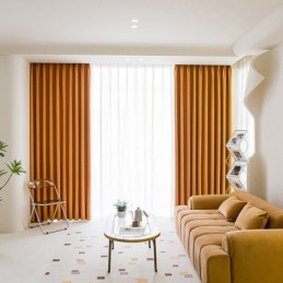 Modern Solid Color Curtains...