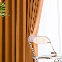 Modern Solid Color Curtains Blackout Curtain Made to Measure Curtain Drape For Living Room Brdroom