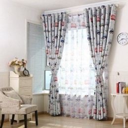 Blackout Curtain Made to Measure Curtain Cars Pattern Kids Room