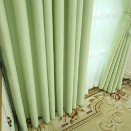 Modern Plain Color Blackout Curtains Premium Custom Living Room Dining