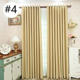 Modern Plain Color Blackout Curtains Premium Custom Living Room Dining