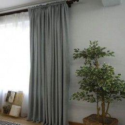 Classic Room Darkening Curtain Made to Measure Curtain Minimalist Solid Color Blackout Living Bedroom