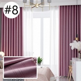 Polypropylene Blackout Curtain Made to Measure Curtain Diamond Embossed Drape Panel For Living Room Bedroom