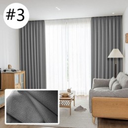 High Precision Curtains Blackout Living Room Bedroom Hotel Solid Color