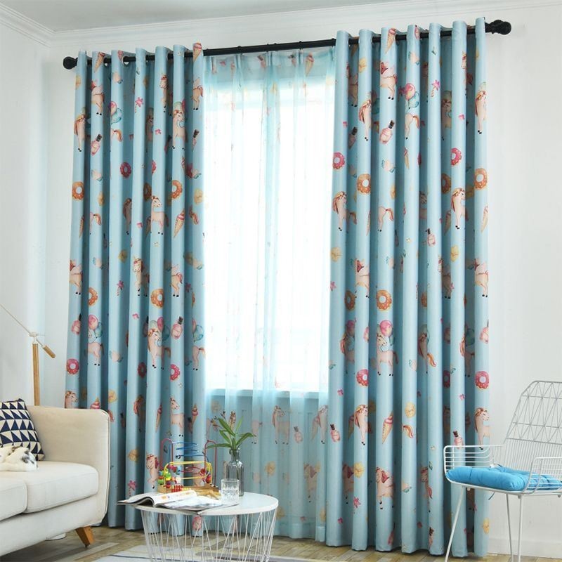 Blackout Curtain Made to Measure Curtain Cartoon Printed Kids Room