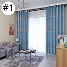 European Jacquard Curtain Made to Measure Curtain Modern Customized Blackout For Living Room