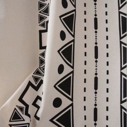 Outdoor Curtains Waterproof Drapes With Geometric Print For Porch Gazebo