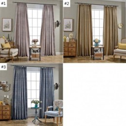 Retro Semi Blackout Curtain Made to Measure Curtain Precision Jacquard Living Room