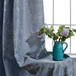 Retro Semi Blackout Curtain Made to Measure Curtain Precision Jacquard Living Room