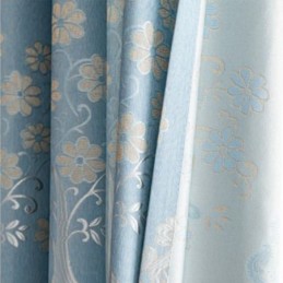 Trees Print Curtain Made to Measure Curtain Set Linen Textured Window Drapes For Bedroom