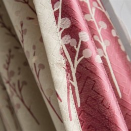 Botanical Print Curtain Made to Measure Curtain Thermal Insulated Energy Efficient