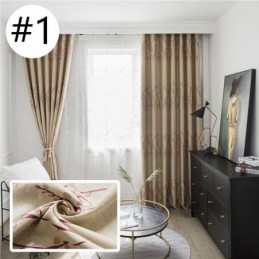 Botanical Print Curtain Made to Measure Curtain Thermal Insulated Energy Efficient