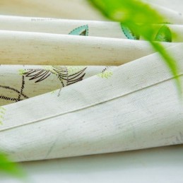 Tropical Printed Blackout Curtains Green Leaves Curtain Made to Measure Curtain For Bedroom