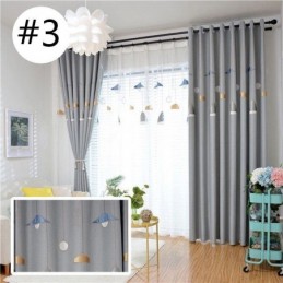 High Grade Embroidered Chandelier Window Curtain Made to Measure Curtain For Living Room