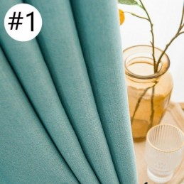 Modern Solid Color Curtains Blackout Curtain Made to Measure Curtain Drape For Living Room Brdroom