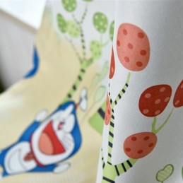 Doraemon Printed Blackout Curtain Made to Measure Curtain Window Drapes For Children Room