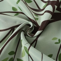 Modern Pastoral Curtains Tree Printed For Living Room Bedroom
