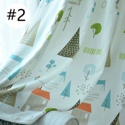 Curtain Made to Measure Curtain Forest Printed Window