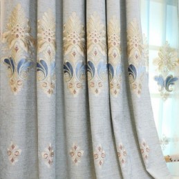 Chenille Curtain Made to Measure Curtain Europe Style Window Treatment