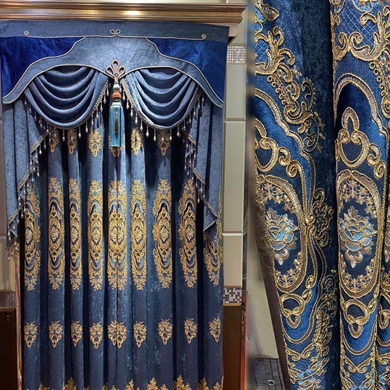 Luxury Curtain Made to Measure Curtain European Style Embroidery