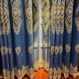 Luxury Curtain Made to Measure Curtain European Style Embroidery