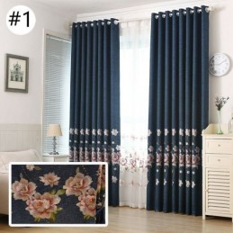 Blackout Curtain Made to Measure Curtain Minimalist Embroidery