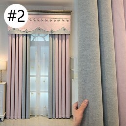 Blackout Solid Color Curtain Made to Measure Curtain Living Room