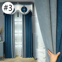 Blackout Solid Color Curtain Made to Measure Curtain Living Room