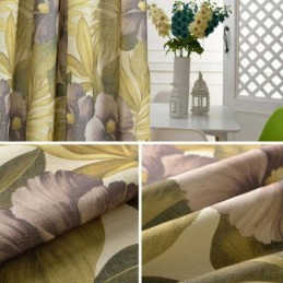 Country Max Blackout Curtain Made to Measure Curtain Flower Printed Bedroom