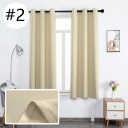 Modern Shading Blackout Curtain Made to Measure Curtain Pure Color Curtains For Living Room Bedroom