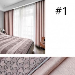 Home Curtain Made to Measure Curtain Nordic Style Solid Color