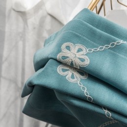 Modern Curtain Made to Measure Curtain Cotton Diamond Lattice