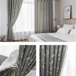 Modern Curtain Made to Measure Curtain Floral Print Home