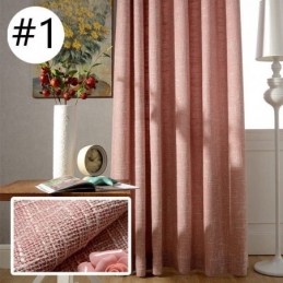 Nordic Curtain Made to Measure Curtain Minimalist Cotton Linen Solid Color